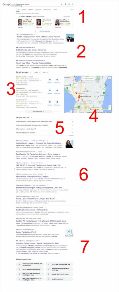 Google Demystified - Search Results Screenshot